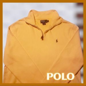 Polo Yellow 1/4 Zip Sweater. Inv T9#2166